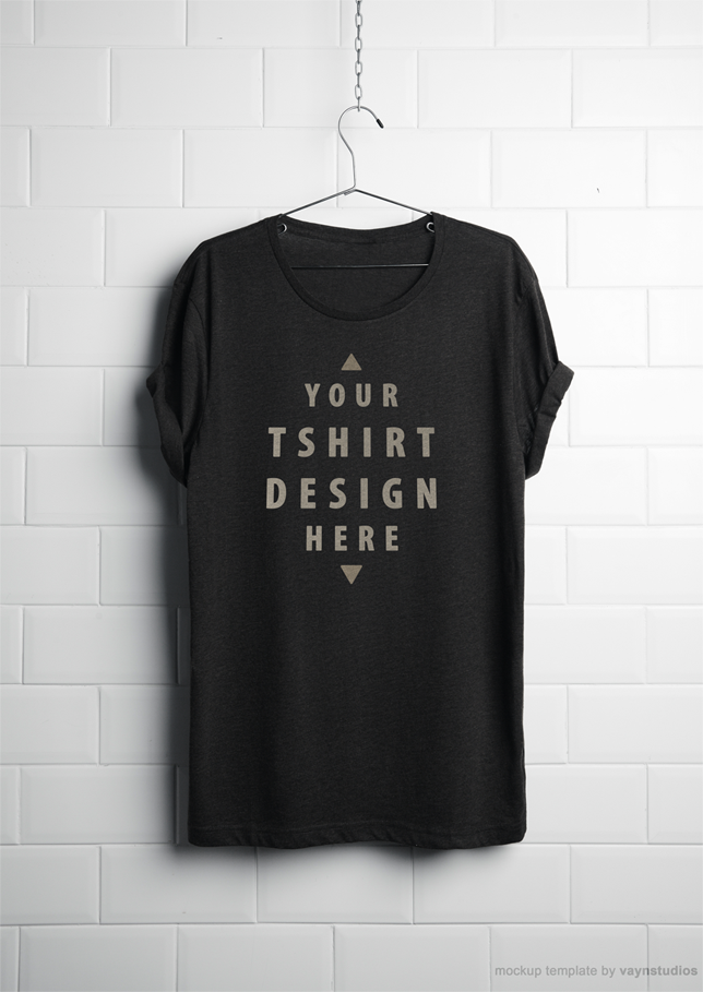 realistic psd Mockup vintage tshirt mock up free mockups design here shirt template enjoy