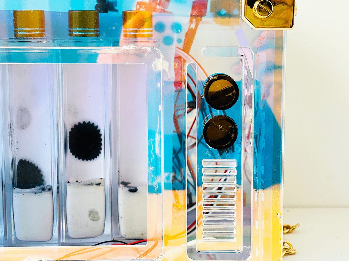 Arduino ferrofluid installation Interaction design  physical computing product design 