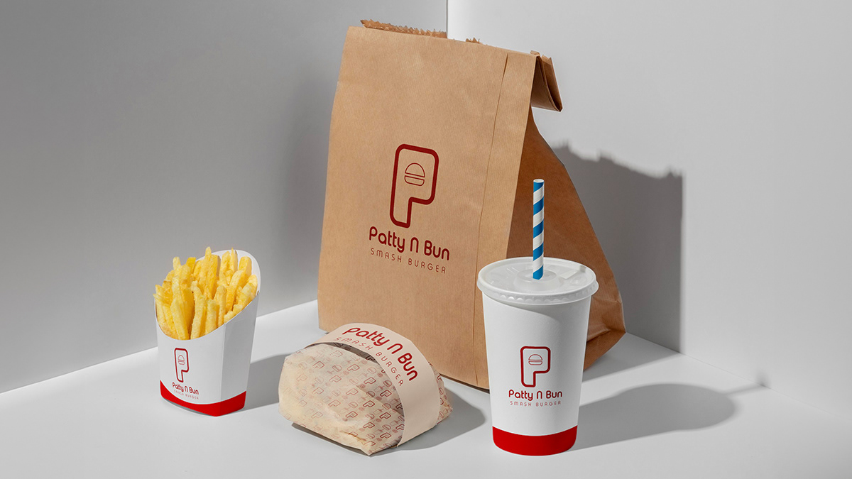 brand identity Logo Design branding  Advertising  food and beverage Fast food burger logo