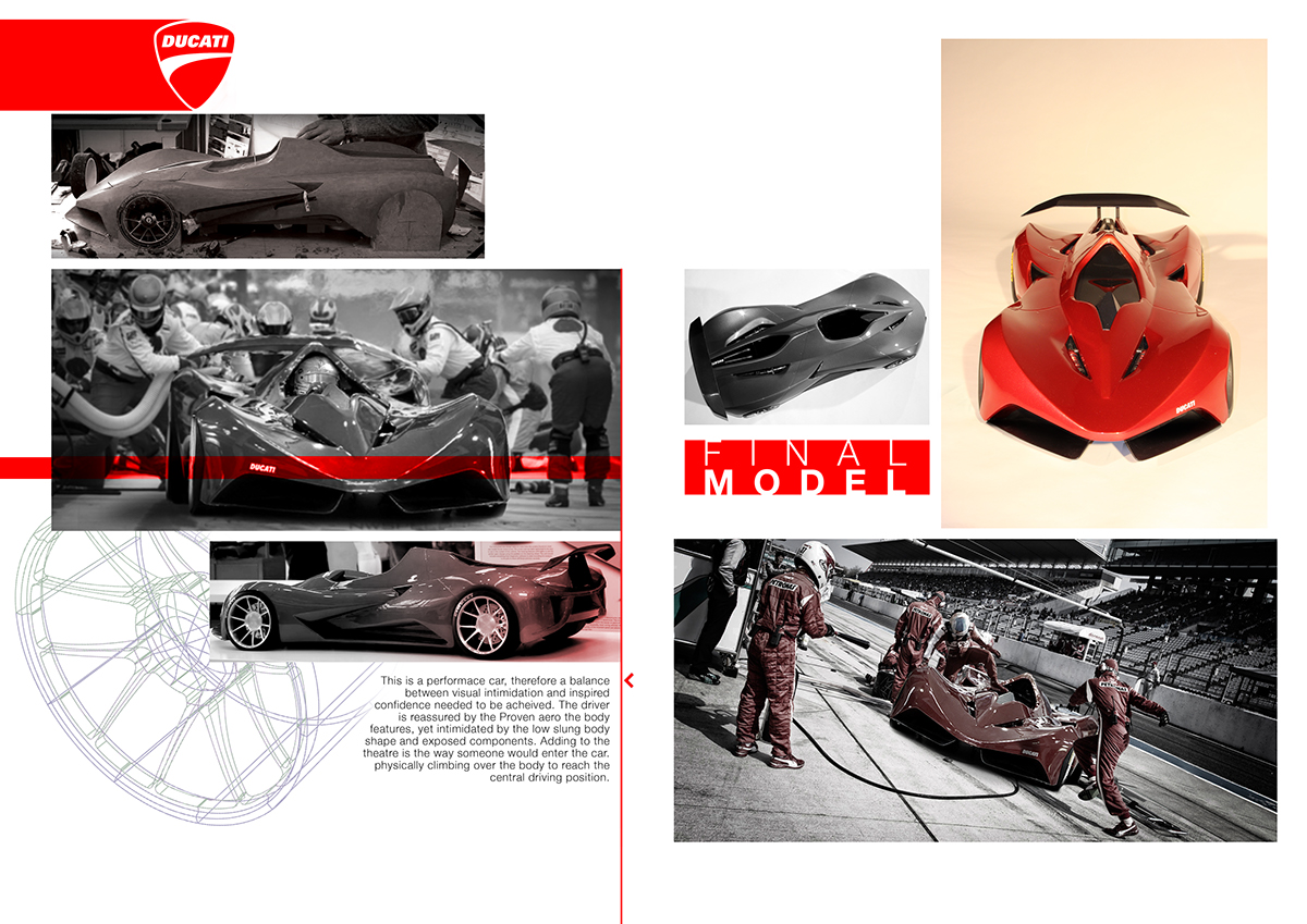 car design Vehicle Design supercar race track car design Ducati