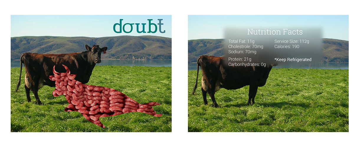 Doubt meat feeling