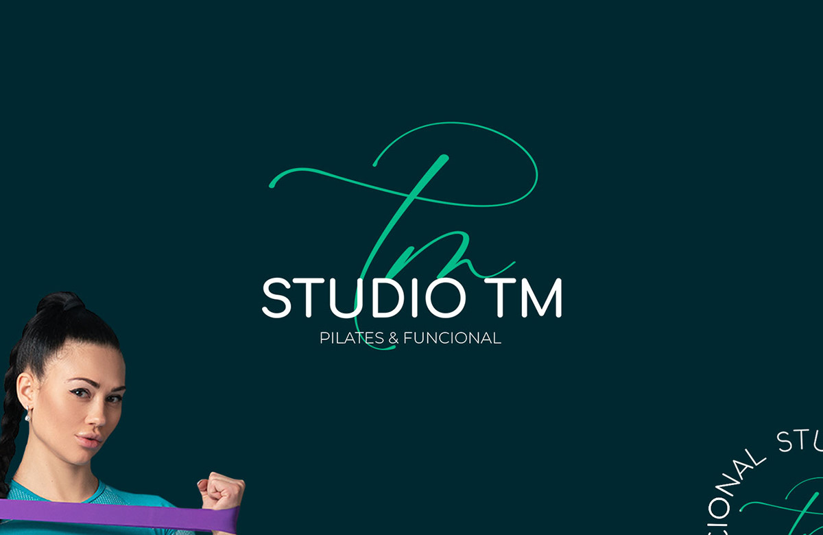 brand identity branding  identidade visual identity logo logos marca Pilates studio Studio™