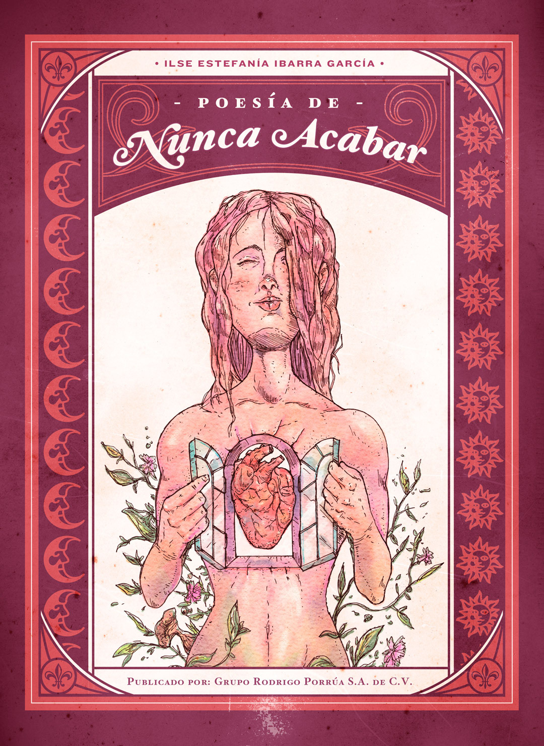 poesia cover Cover page cover illustration cover design poesia de nunca corazon heart girl Love