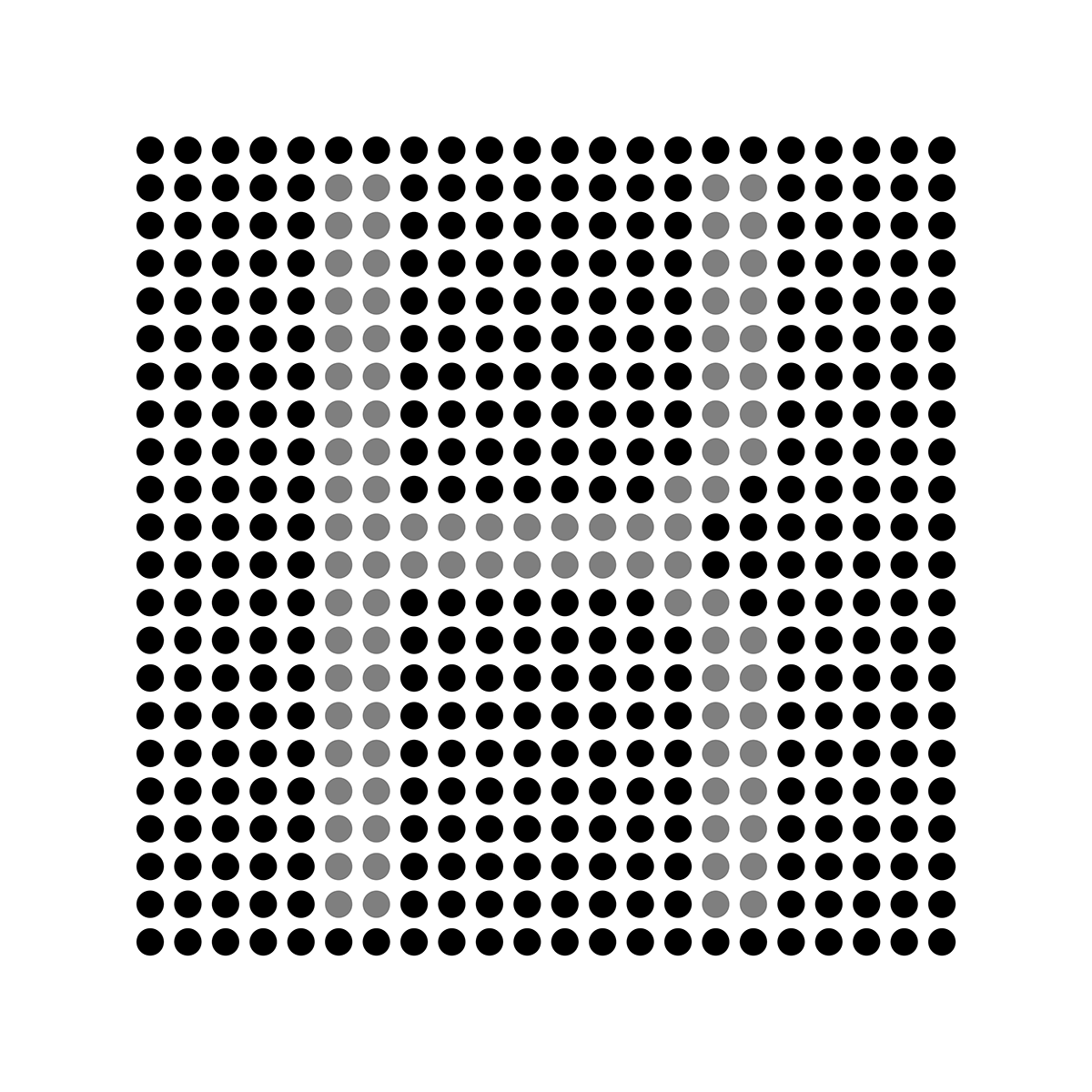 dots Triangles circles shapes CMYK