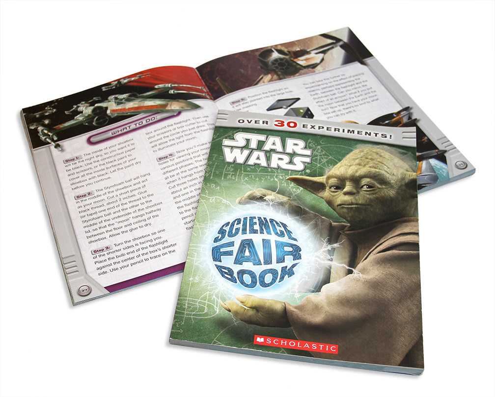 star wars science fair science experiments Lucas Films 128 page book