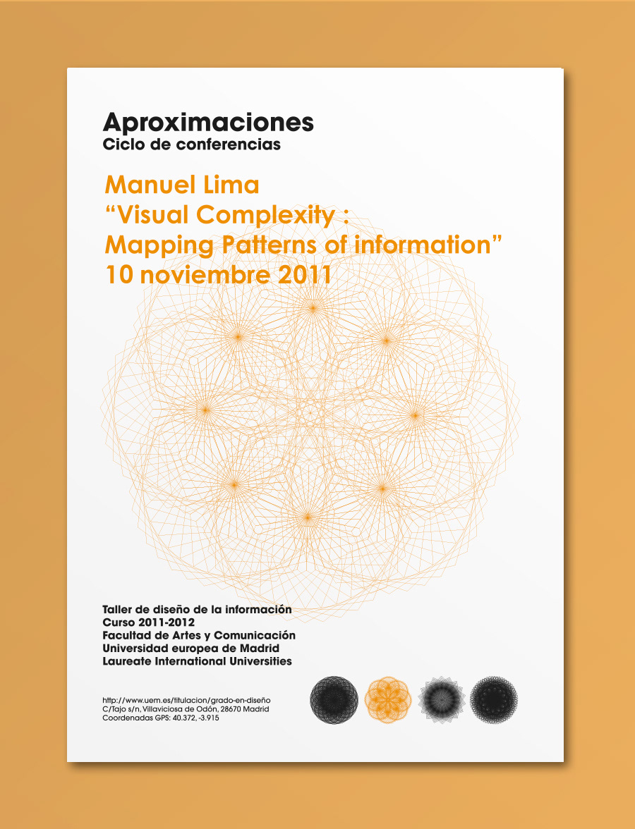 posters Manuel Lima information Conexiones MAPPING PATTERNS visual complexity cartelería