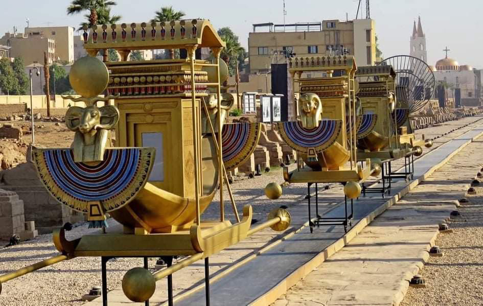 architecture decoration egypt Event festival luxor طريق الكباش معبد الاقصر dubai Qatar