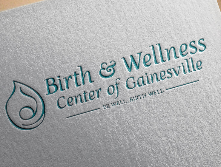 logo birth Wellness Gainesville abstract mark Icon