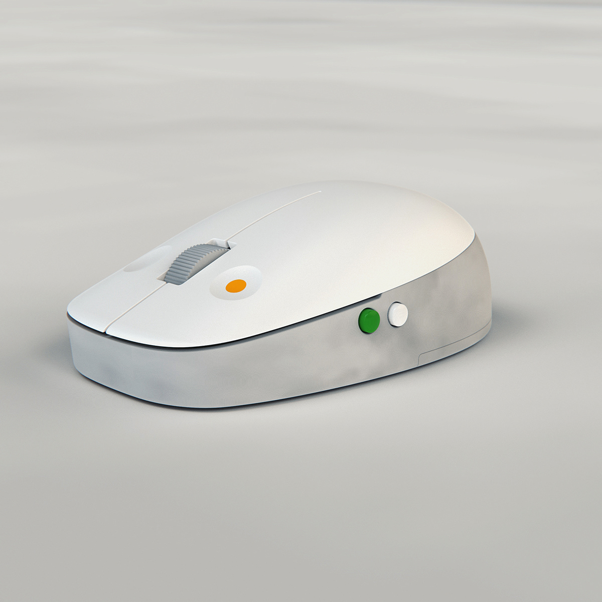 Dieter Rams braun minimal mouse keyshot product design  industrial design  rendering Rhino concept