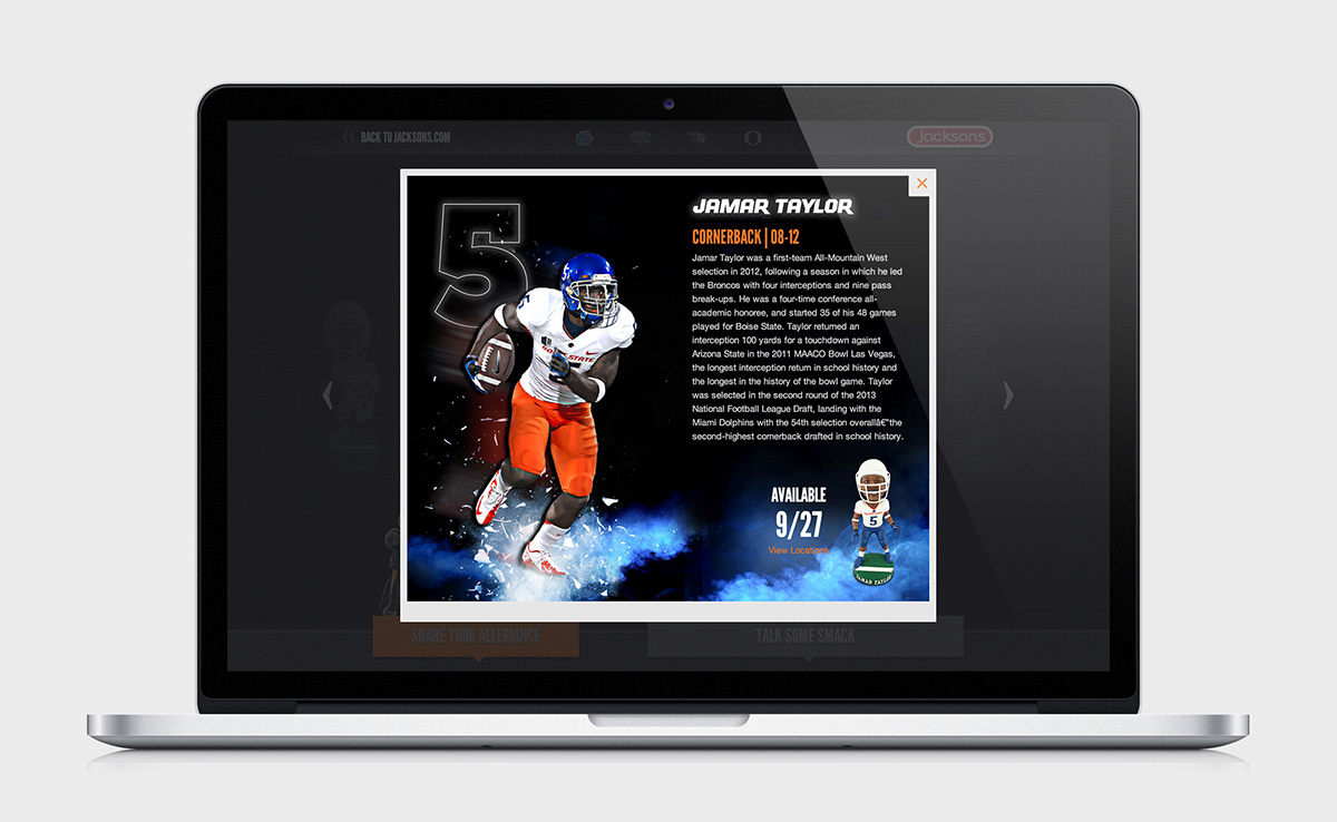 interactive design Responsive Design Retail college football