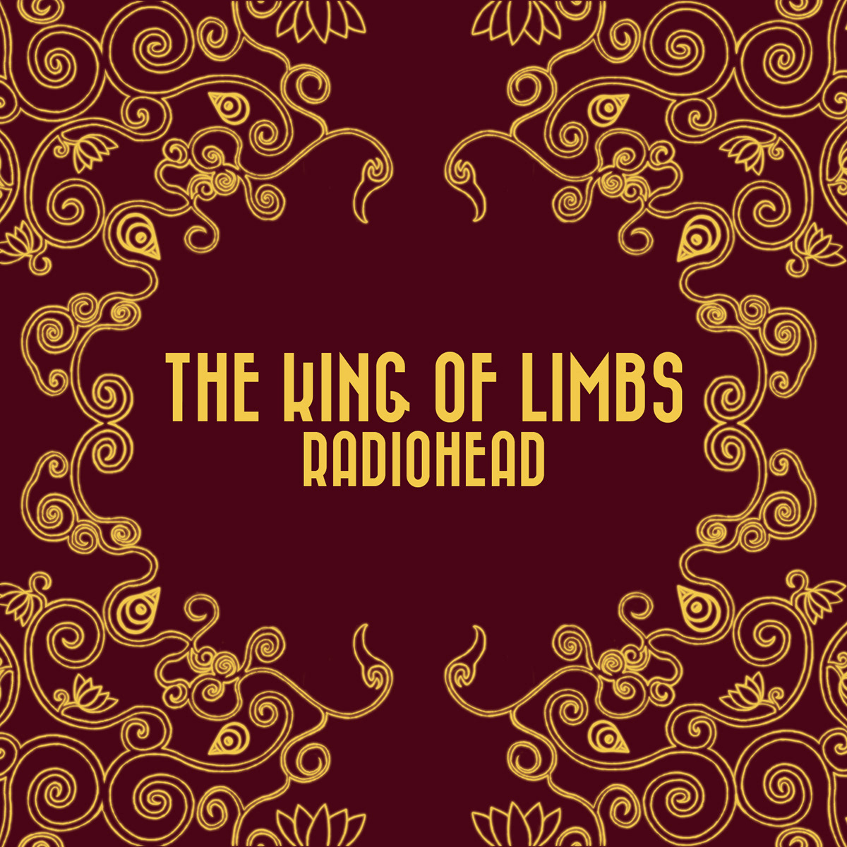 thom Yorke Radiohead Lotus king Mockup album cover Music Player brahma