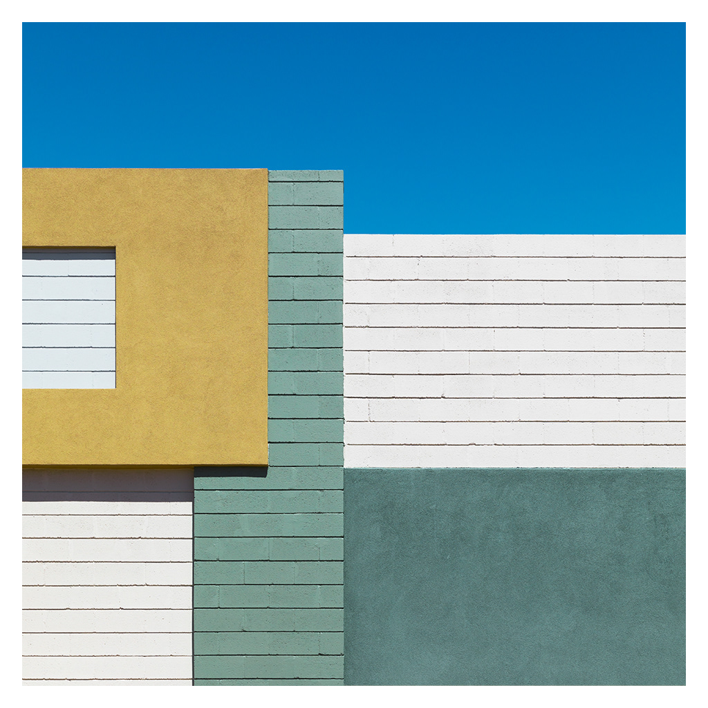color architecture design minimalist graphic square shape line vibrant texture