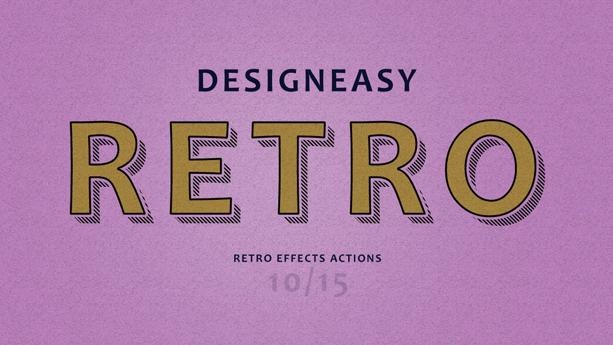 Retro effect Style type vintage decorative design logo old