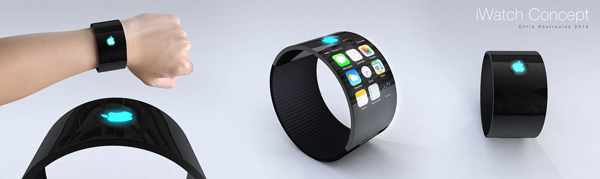 iWatch Concept Visualization apple ios iphone iwatch