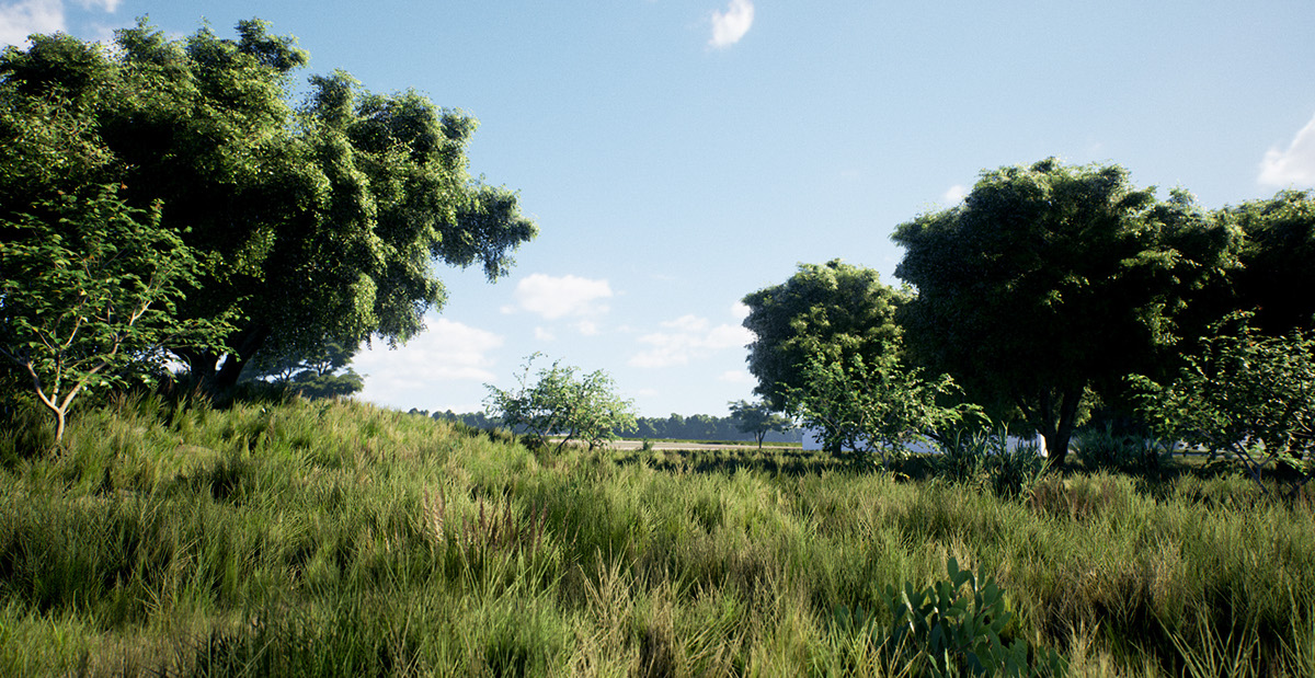 Unreal Engine 4 Unreal Engine UE4 game engine 3d modeling 3d Foliage foliage SpeedTree 3d tree Tree  architectural visualization archviz