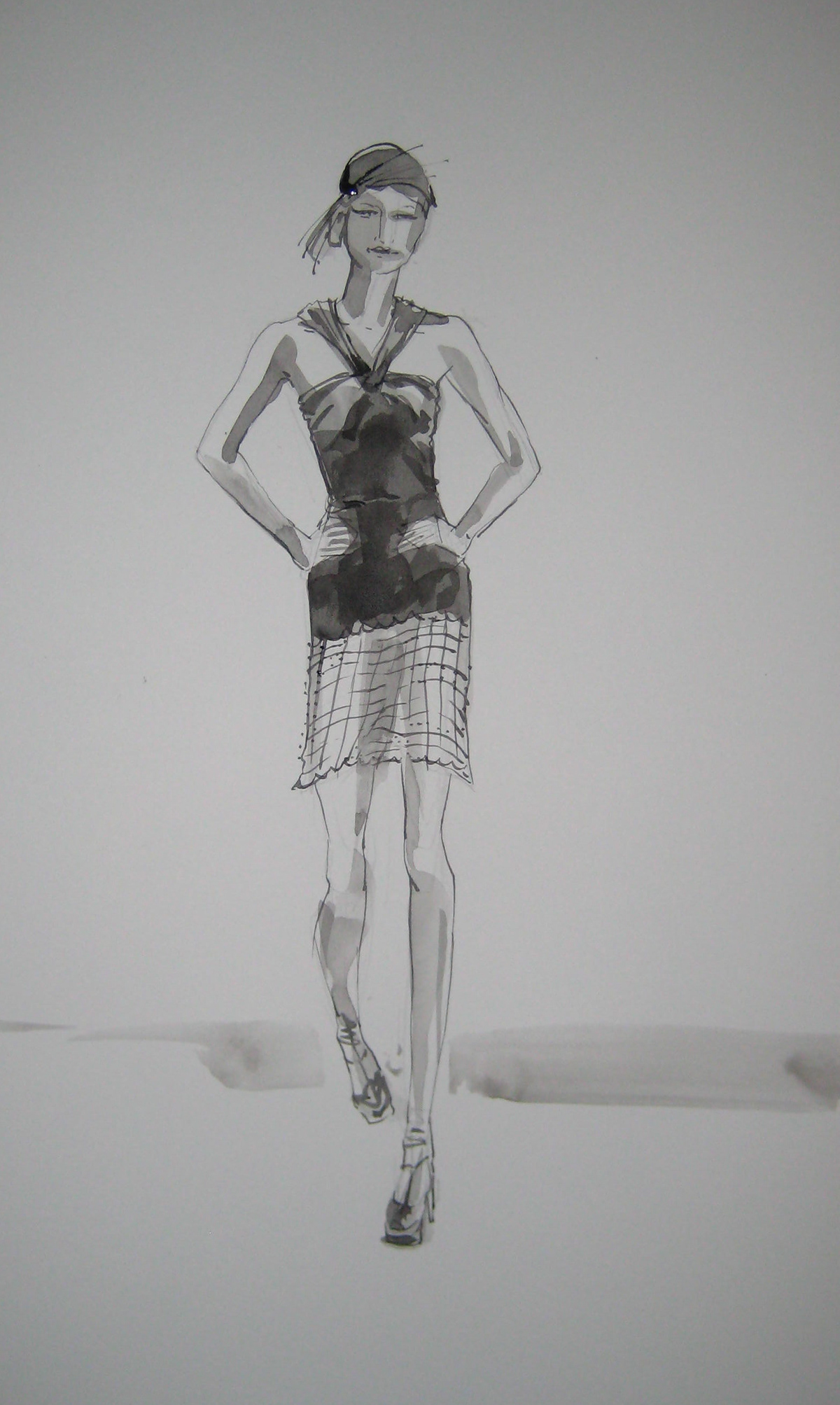 Aija Gibson aija marie Aija Ozols Gibson hand rendered fashion drawings Fashion Illustrations