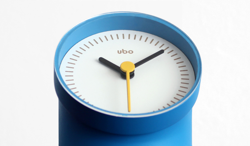 clock Pipe blue Alarm clock table clock