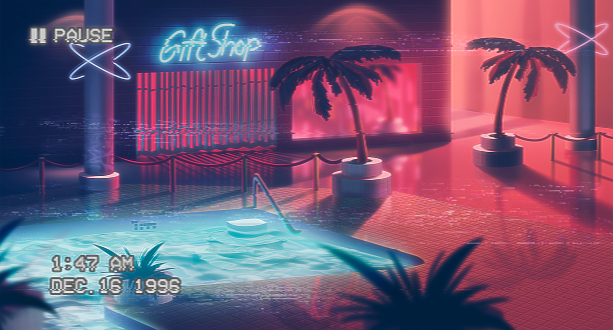 V A P O R W A V E • '9 6 🌴📼 on Behance