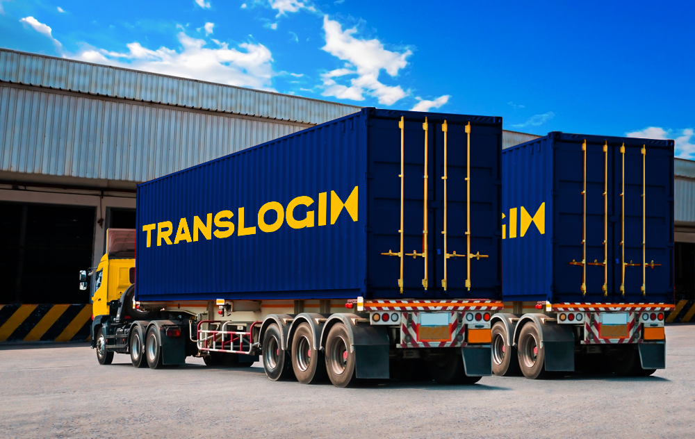 shipping containers design visual identity Logo Design brand identity branding  logistics company TRANSPORTTRUCK