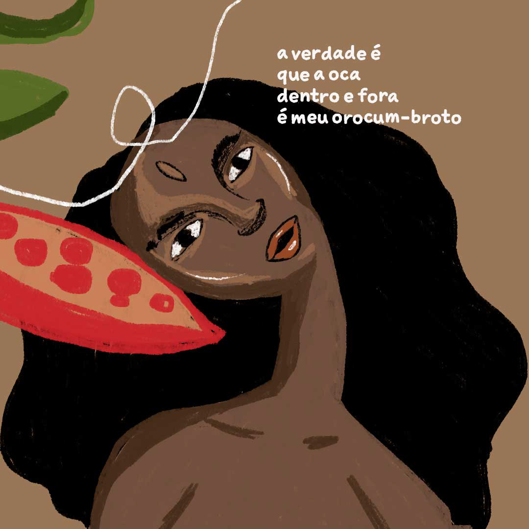 arte Brasil desenho Ilustração indigena Meio Ambiente negra poesia sustentabilidade