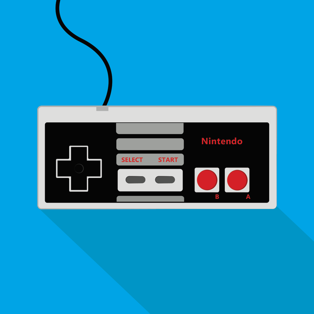 ILLUSTRATION  vector art NES Video Games vector icon design  Illustrator