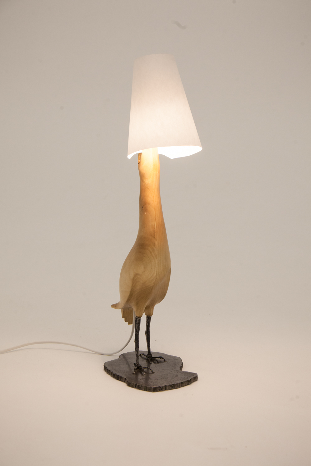 wooden lamp wood Interior interier bird birds bionik modern sculpture handmade