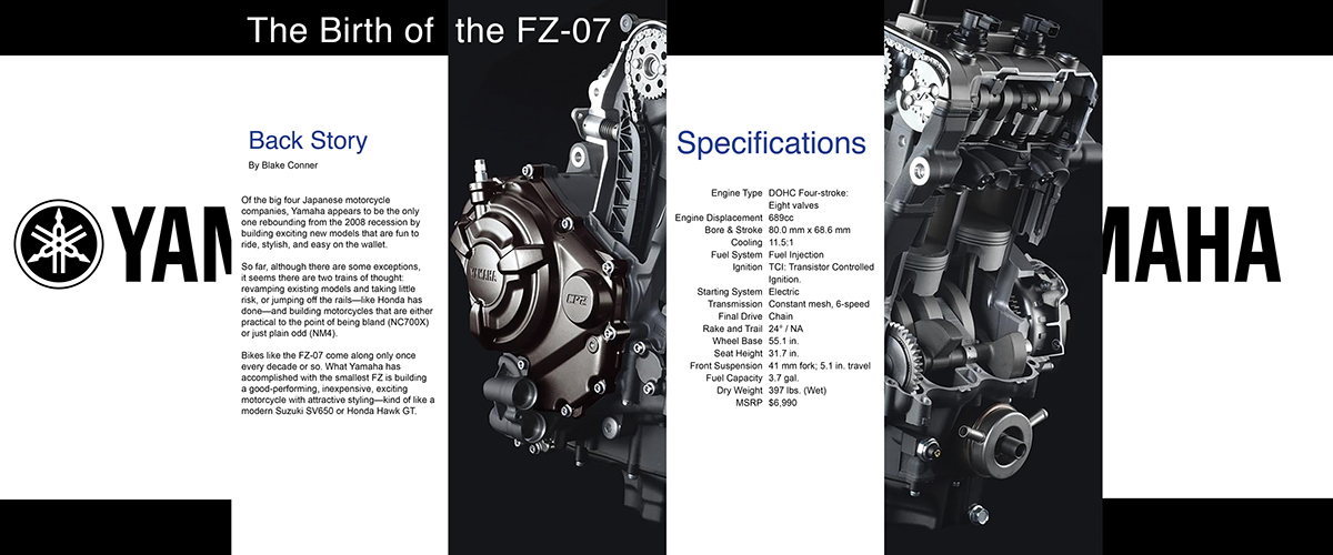 #Yamaha  #FZ07 #opengate #Brochure