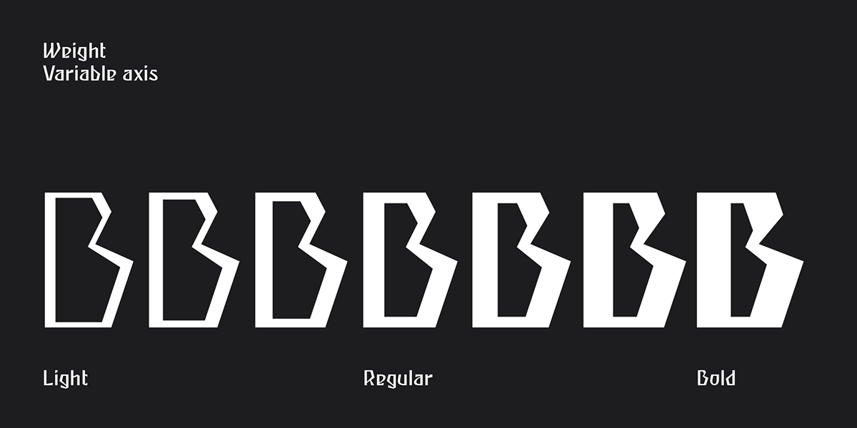 crystal Display font medieval old Salt Typeface variable шрифт sealt