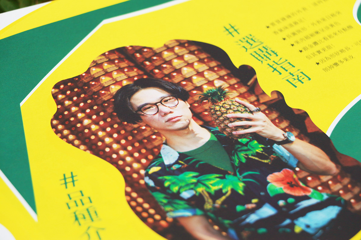magazine ILLUSTRATION  Layout design taiwan Pineapple taberu visual print