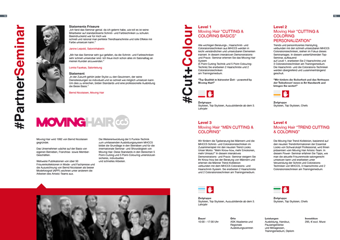 hairdressing Education Schwarzkopf Professional Peluqueria educación courses cursos