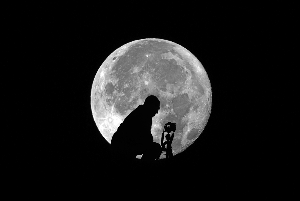 moon night astronomy Nature