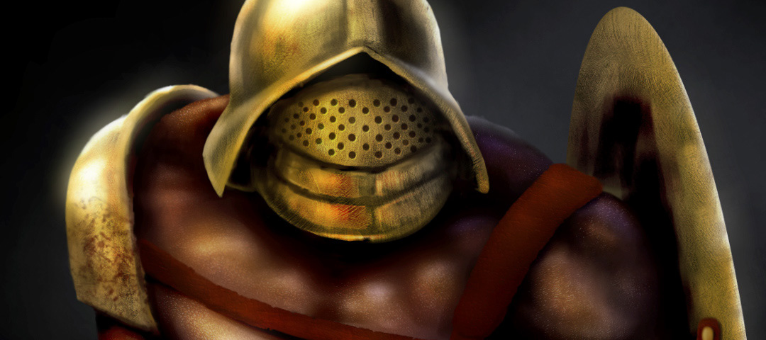 Armour Gladiator gold Sword warrior