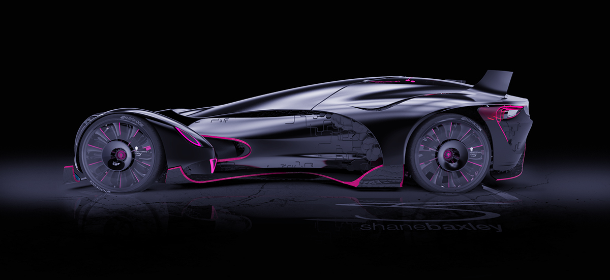 alienware racecar concept car concept art car design shane baxley