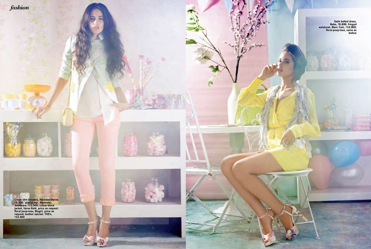trend Clothing colours pastel model Candy shop