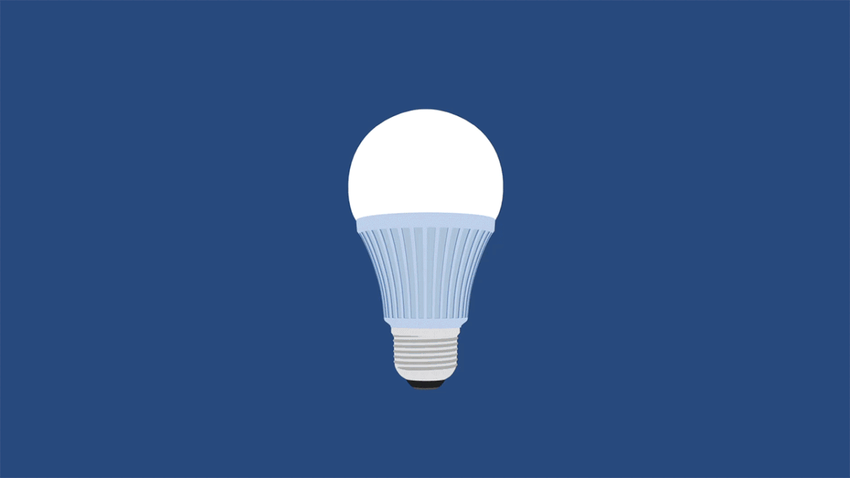 Light bulb installation on Behance