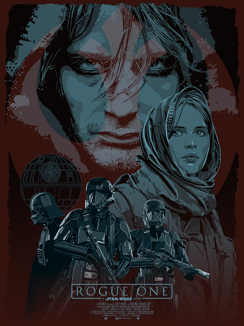 rogue one star wars Alternative Movie Posters posters sci-fi Film   Poster Posse vector Fan Art