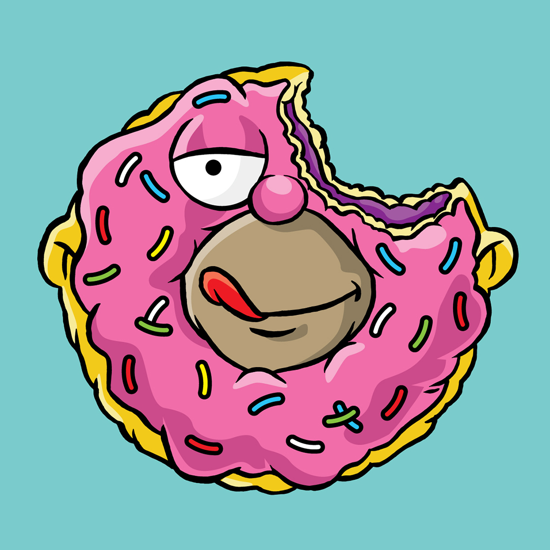 Homer Simpson FOX cartoon donut