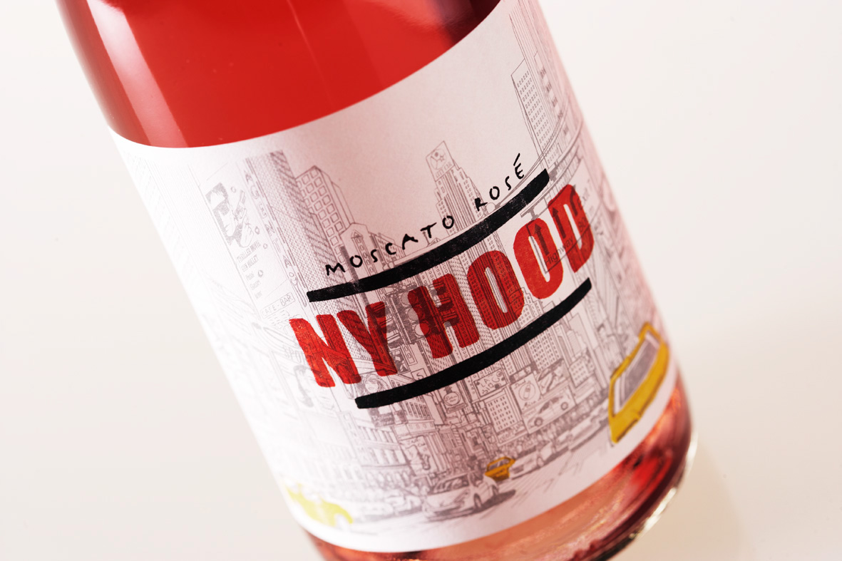 NY Hood wine on Behance