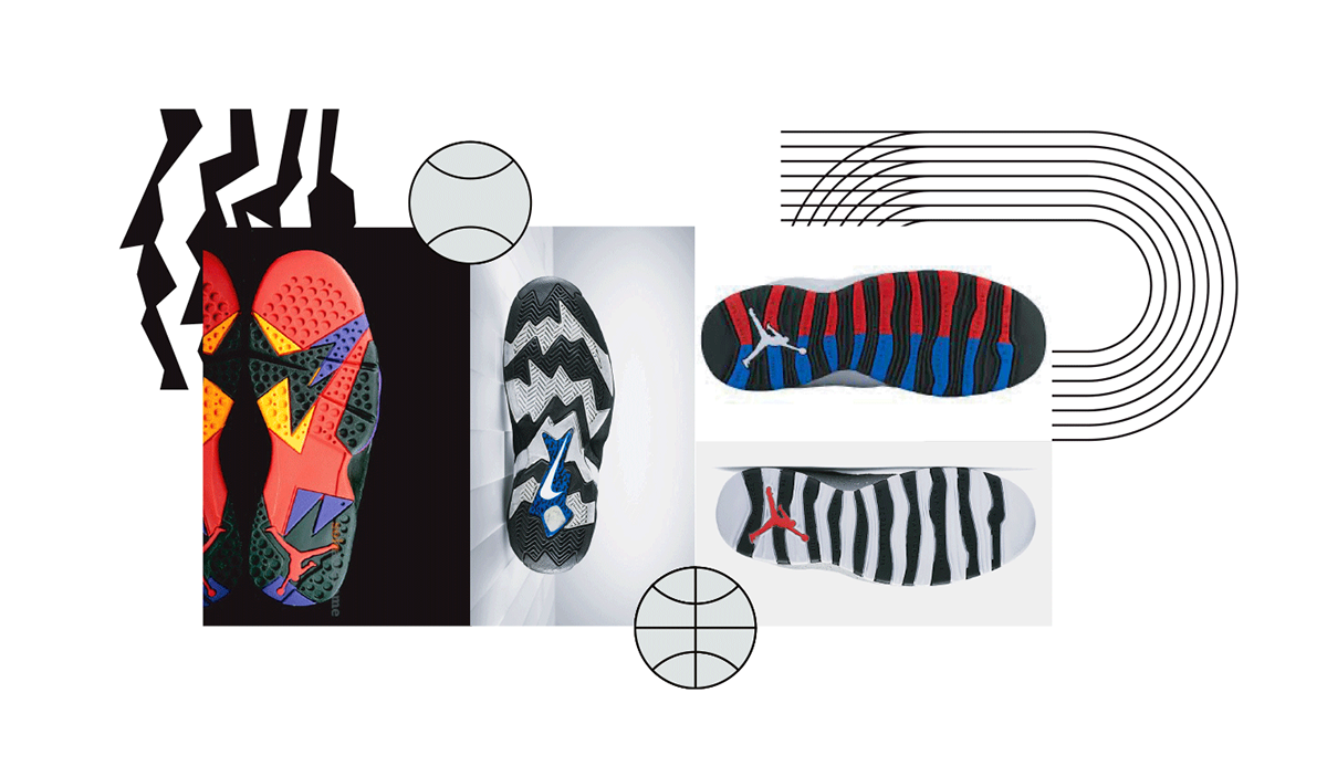 Andrew Footit basketball branding  football ILLUSTRATION  jordan NBA Nike shoes sneakers
