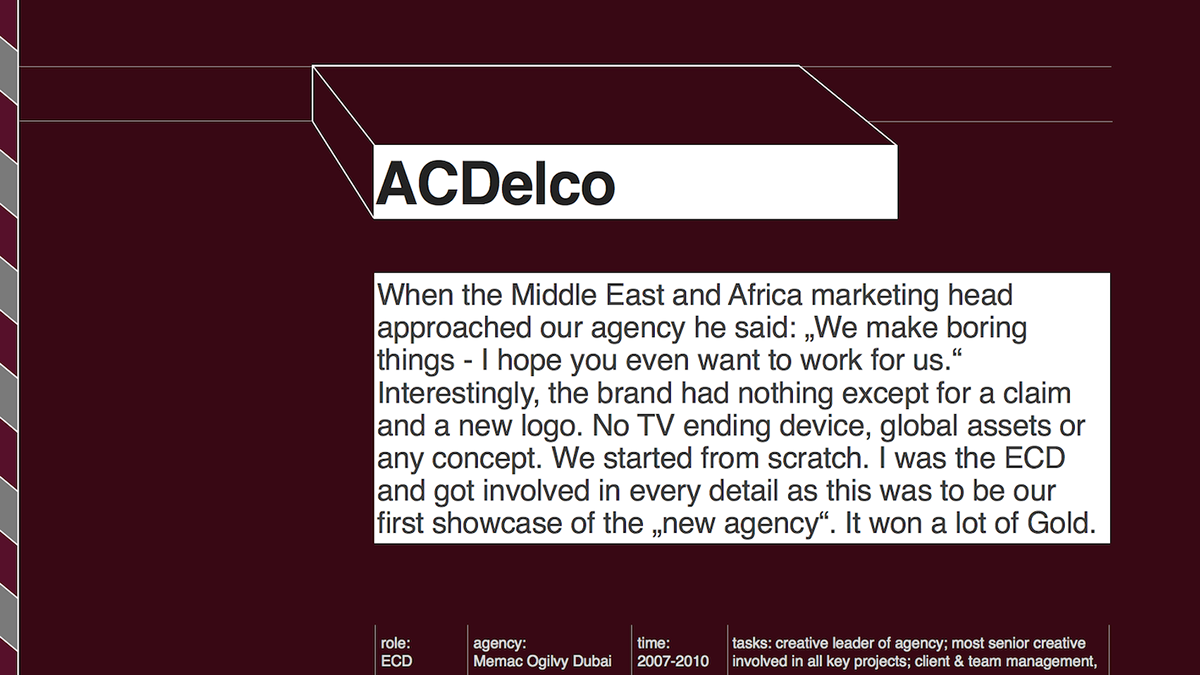 ACDelco integrated print tv stunts Direct Ambient Memac Ogilvy MENA b2b cyber