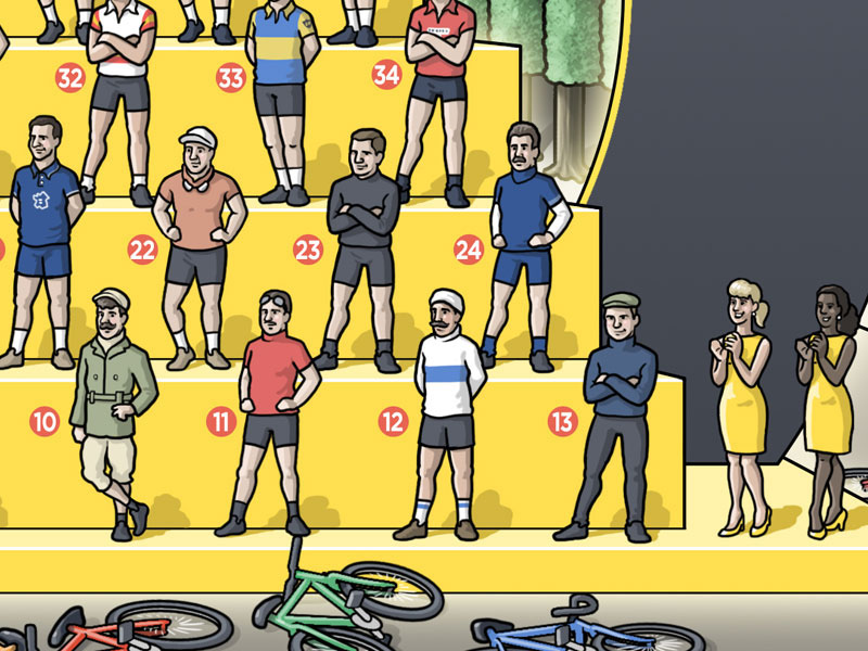 Tour de France winners podium cyclists Cycling Paris france champs elysees Champions famous riders historic