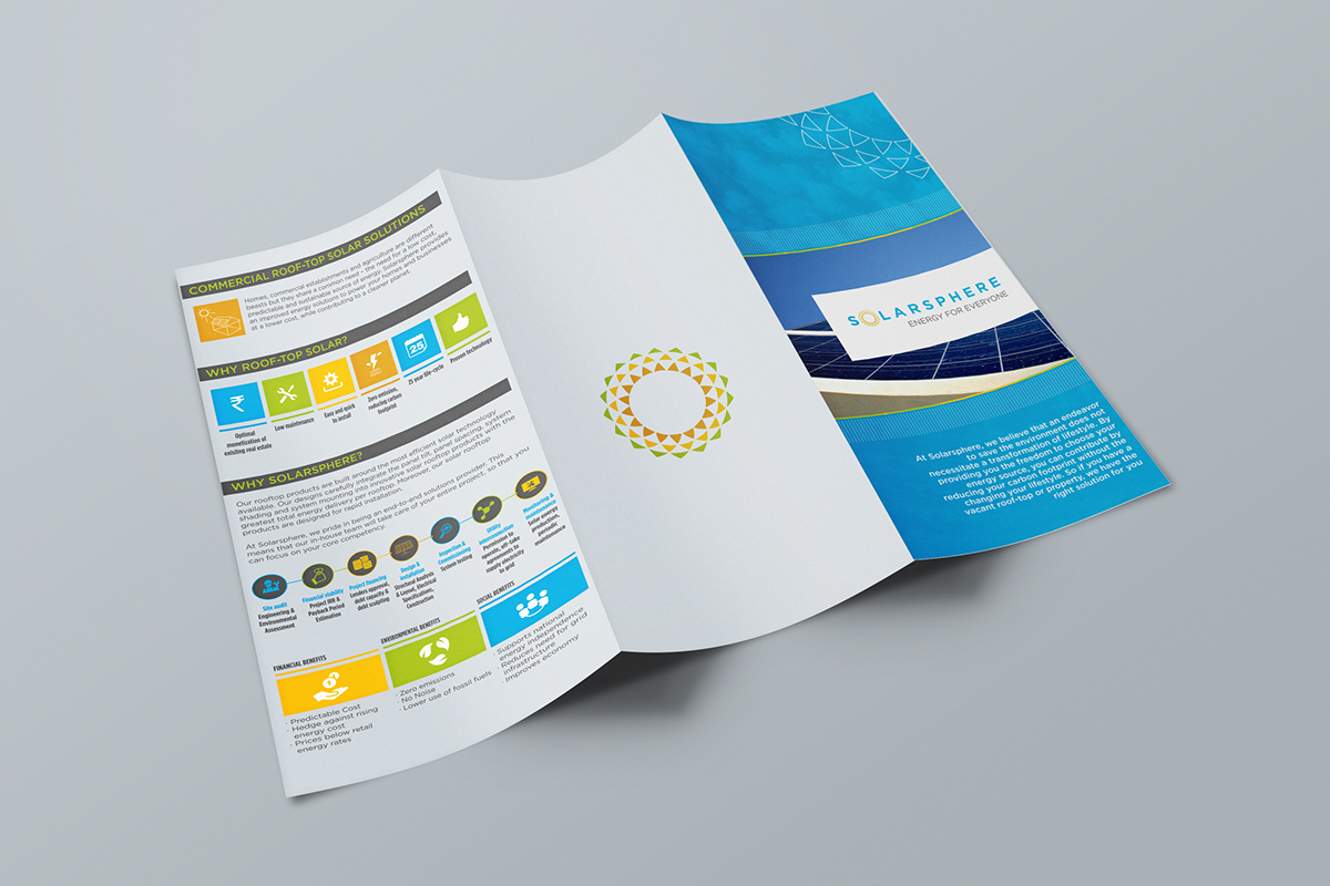 solar Solar energy Corporate Identity roottop solar energy power brochure Stationery