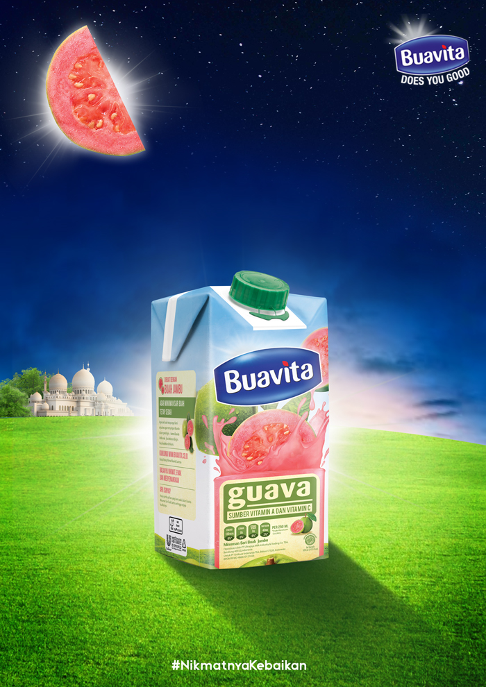 key visual Ramadhan Buavita beverage midnight Sunrise sunset indonesia digital imaging 