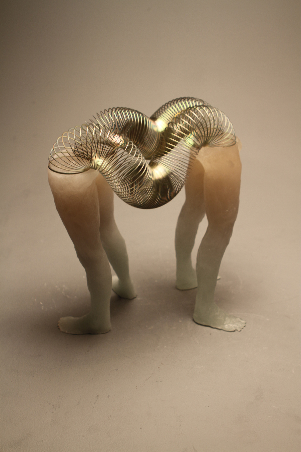 Sculpt legs figure Figure sculpture slinky resin polyester resin contemporary figure