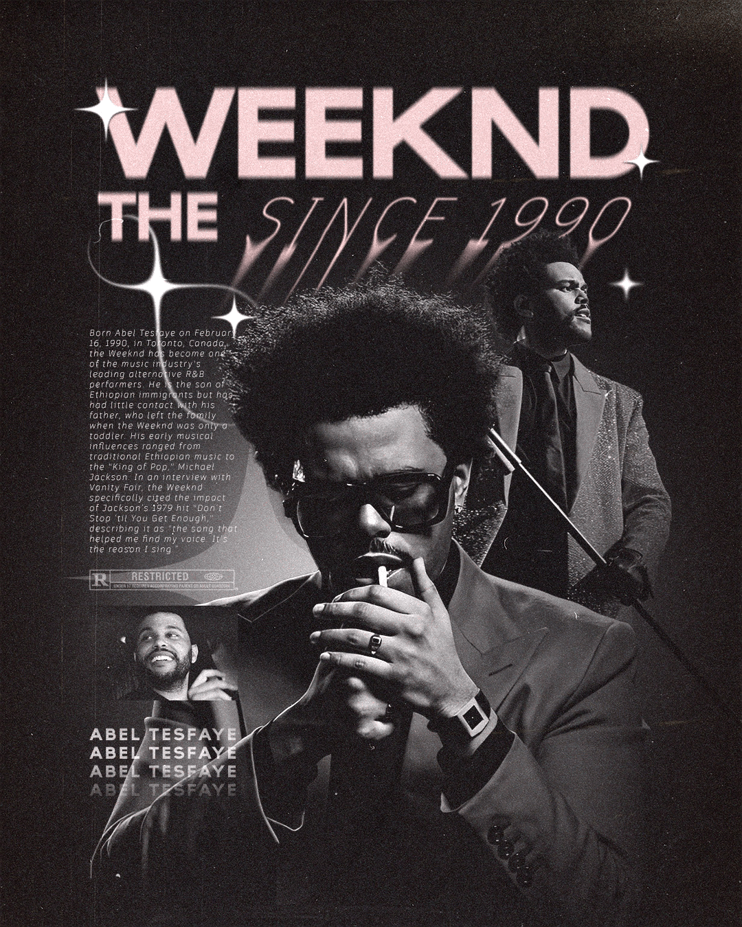 the weeknd abel tesfaye flyer poster vintage poster disco The Weeknd poster Retro Poster retro flyer The weeknd flyer vintage flyer
