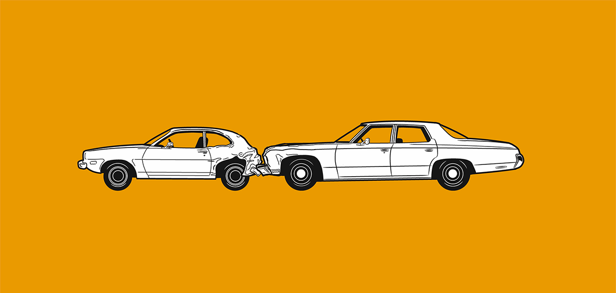 Ford pinto 1970s dangerous car Gas tank  comic grindhouse aftereffects ILLUSTRATION  adobeawards