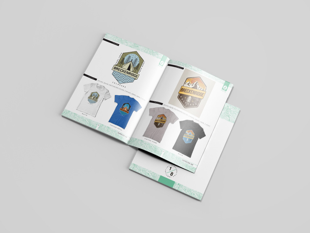 t-shirt shirts apparel Resorts mountain catalog brochure