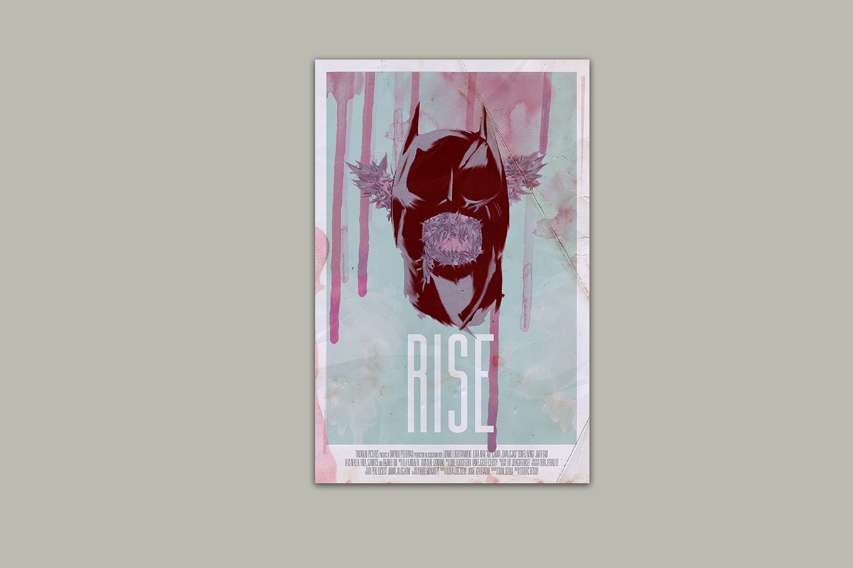 THE DARK KNIGHT rises illustration poster batman christopher nolan dccomics Bane movieposter