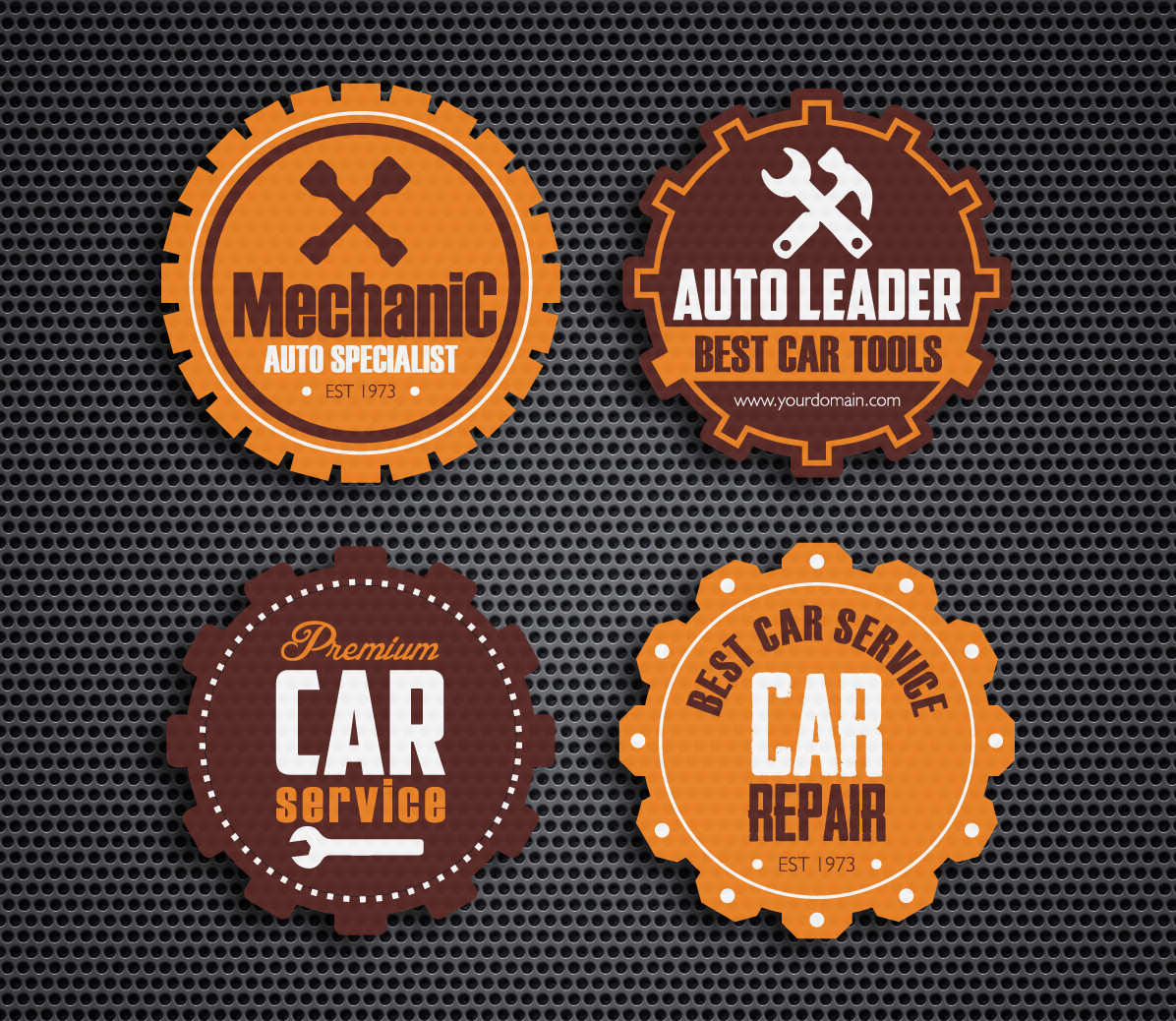 logos Mechanic Cars service