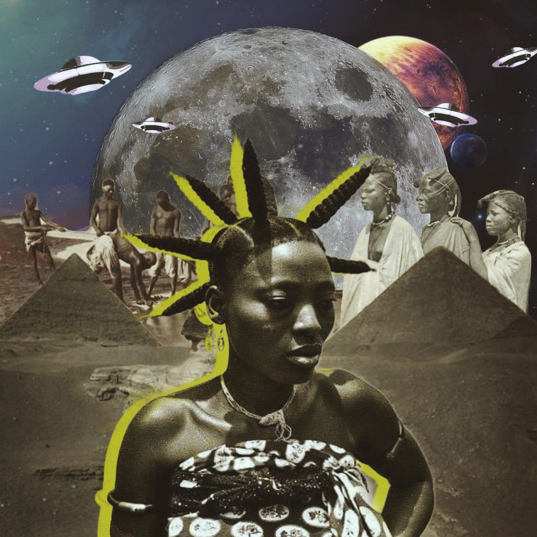 afrofuturism collage Digital Art  Digital Collage mixed media surreal surrealism